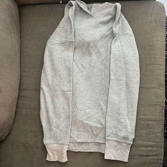 Women’s Uniqlo Waffle Knit Hoodie Size XL - Picture 2 of 2
